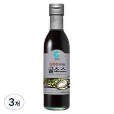 청정원 직화맛 파기름 굴소스, 465g, 3개