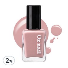오즈네일 샤인 무드 네일 컬러 매니큐어, 체리블라썸, 8ml, 2개