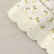 Kohas iD 蝴蝶結刺繡花邊 360cm, 自然原色, 1捲