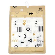 KU.KU. 酷咕鴨 KUKU PLUS 紗布手帕 3入, 100%純棉, 30x30 公分, 30 x 30cm, 純真之瞳