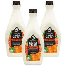 포모나 레드자몽 톡톡베이스, 1.2kg, 3개 1200ml, 3개