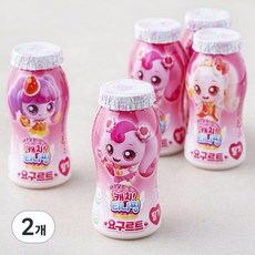 빙그레 캐치티니핑 요구르트 딸기, 80ml, 5개입, 2개 400ml, 2개