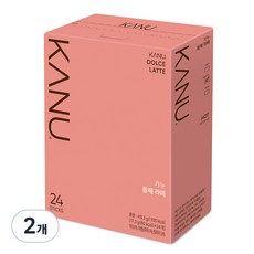 카누 돌체 라떼 커피믹스, 17.3g, 24개입, 2개 17.3g, 24개입, 2개