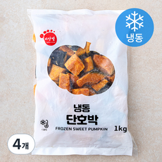 마당발 단호박 (냉동), 1kg, 4개