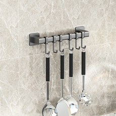 Meo 無孔廚房炊具收納架 30cm, 灰色, 1個