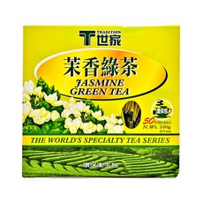 T世家 茉香綠茶, 2克x50包, 茶葉(越南)+茉莉花薰製, 2g, 50包, 1盒