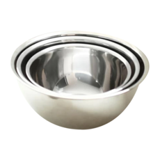 PEARL LIFE 珍珠金屬 不鏽鋼圓型調理盆3件組, H-5371 414g, 1組