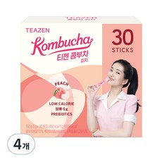 티젠 피치 콤부차, 5g, 30개입, 4박스