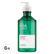케라시스 시카라보 슈퍼 아쿠아 손상 케어 샴푸, 750ml, 6개