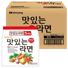 삼양 맛있는라면 115g, 40개