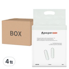 Paipet 豆腐砂，活性碳配方，高效除臭，3秒快速凝結，不易黏底, 2kg, 4包