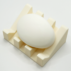 바코젤 논슬립 실리콘 비누받침, 화이트, 1개 화이트, 1개