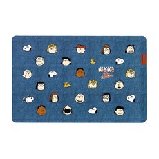餐墊 居家野餐適用，大小適中，保持桌面清潔, 43.5 x 28cm, Snoopy家族, 1個