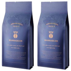 WANNABEAN ROASTERY Signature Blending城市烘焙綜合咖啡豆, 無研磨咖啡豆, 1kg, 2包