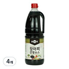 곰표 장아찌 간장소스, 4개