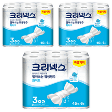 Kleenex 舒潔 可水洗衛生紙巾 白色, 45張, 18捲