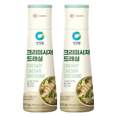 청정원 크리미시저 드레싱, 315g, 2개