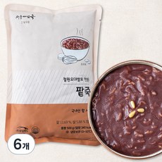 서울마님죽 팥죽, 500g, 6개