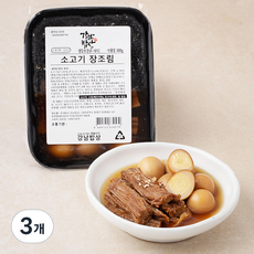 강남밥상 소고기 장조림, 300g, 3개
