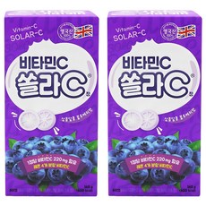 고려은단 쏠라C 정 블루베리맛, 80정, 2개