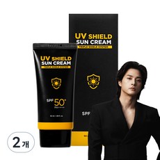 미프 UV쉴드 선크림 SPF50+ PA++++, 50ml, 2개