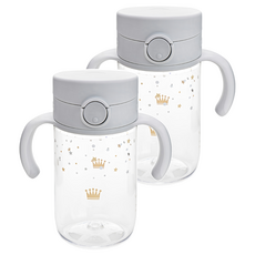 릿첼 아스타 유아용 드링킹컵 320ml, 2개, 라이트그레이 2개, 라이트그레이