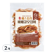 해야미 바베큐 페스츄리 오징어, 180g, 2개