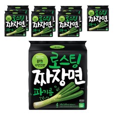 풀무원 로스팅 짜장 파기름 라면 105g, 32개
