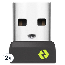 로지텍 볼트 USB-A 수신기, CU0021, 2개