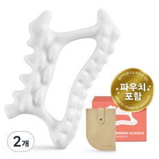 NORMAL LIFE 陶瓷臉部身體塑身刮痧按摩器, 單色, 2個