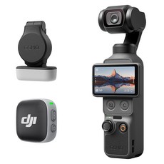 DJI Osmo Pocket 4 시네마틱 에센셜 콤보 액션캠 + Mic Mini 2 송신기 + 필라이트 세트