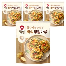 백설 바삭 부침가루, 1kg, 4개
