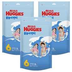 HUGGIES 好奇 戲水內褲尿布男女通用第 4 階段 3 件, 特大型(2XL), 9個
