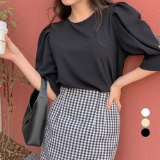 퍼프블라우스
 베러스윗 퍼프 소매 반팔 블라우스