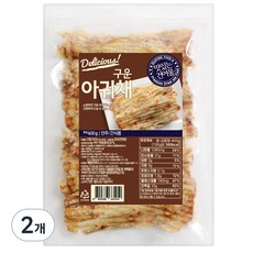 해맑은푸드 구운 아귀채, 400g, 2개