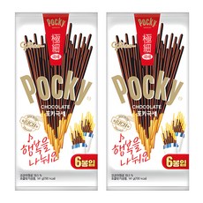 포키 극세 초코스틱, 141g, 2개