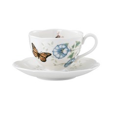 레녹스 버터플라이 메도우 커피잔 1인조, MONARCH, 1개 모나크, 1개