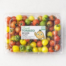 우일팜 GAP 인증 젤리토마토, 1kg, 1팩