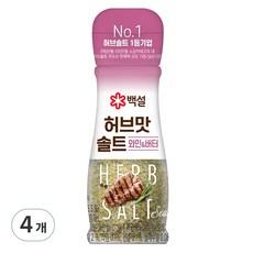 백설 허브맛솔트 와인 버터, 40g, 4개
