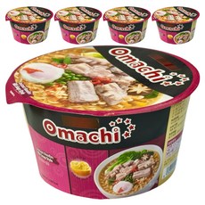 오마치 돼지고기향 컵라면 87g, 5개