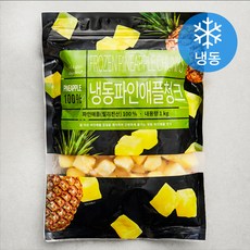 딜라잇가든 냉동 파인애플청크 필리핀산, 1팩, 1kg