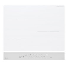 LG 디오스 오브제컬렉션 인덕션 빌트인 3구 전기레인지 미스트 크림 화이트 본품 + 프리스탠딩 자재 8.5cm 방문설치