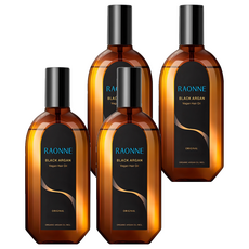 [비건뷰티] 라온느 블랙 아르간 헤어오일, 250ml, 4개 4개, 250ml