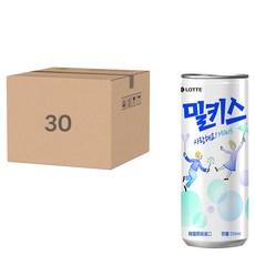 LOTTE 樂天 Milkis 優格風味碳酸飲, 250ml, 30罐