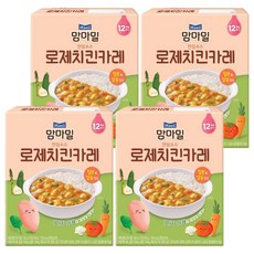 Mammameal 即食料理包, 玫瑰醬雞肉咖哩口味, 160g, 4盒