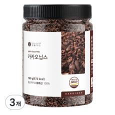 바로푸드 카카오닙스, 180g, 3개