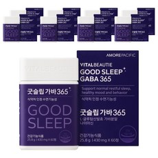 바이탈뷰티 굿슬립 가바365 25.8g, 9개, 60정