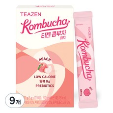 티젠 피치 콤부차, 5g, 10개입, 9개