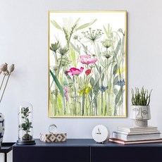 꽃수채화액자세트