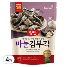 양반 마늘 김부각, 50g, 4개